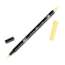Tombow Dual-Tip Brush Marker Pen – Light Ochre